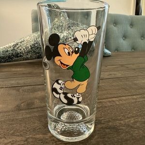 Disney golf drinking glass.